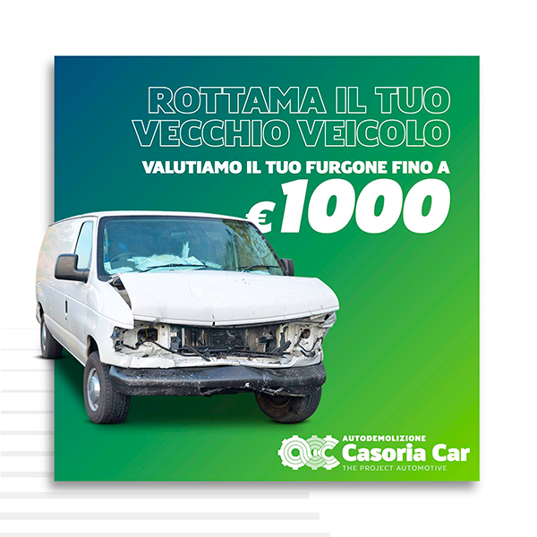 Rottamazione furgone gratuita con bonus fino a 1000 euro